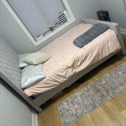 Like New Bed Frame And Mattress 