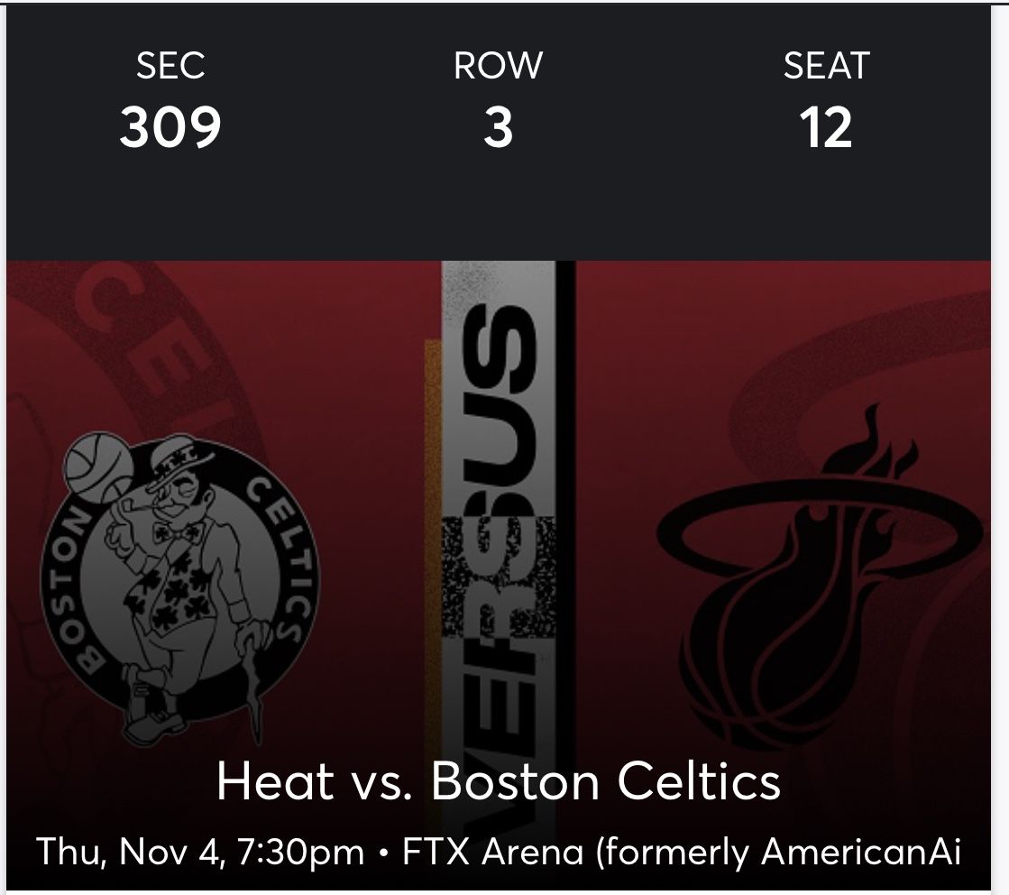 Miami Heat Vs Boston Celtics