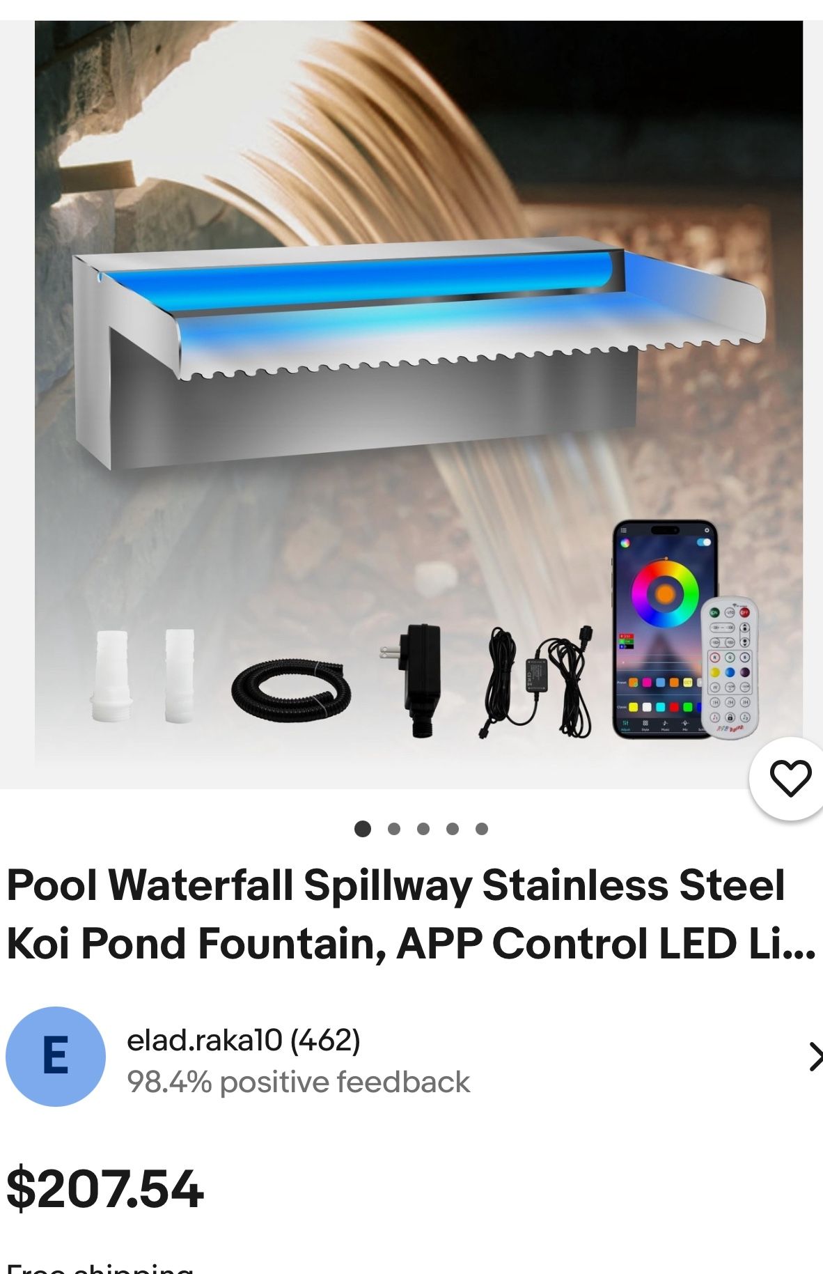 Pool Waterfall