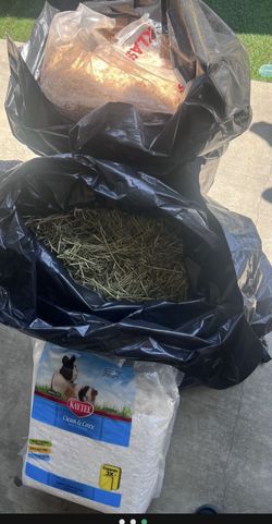 Cage With Food N Hay