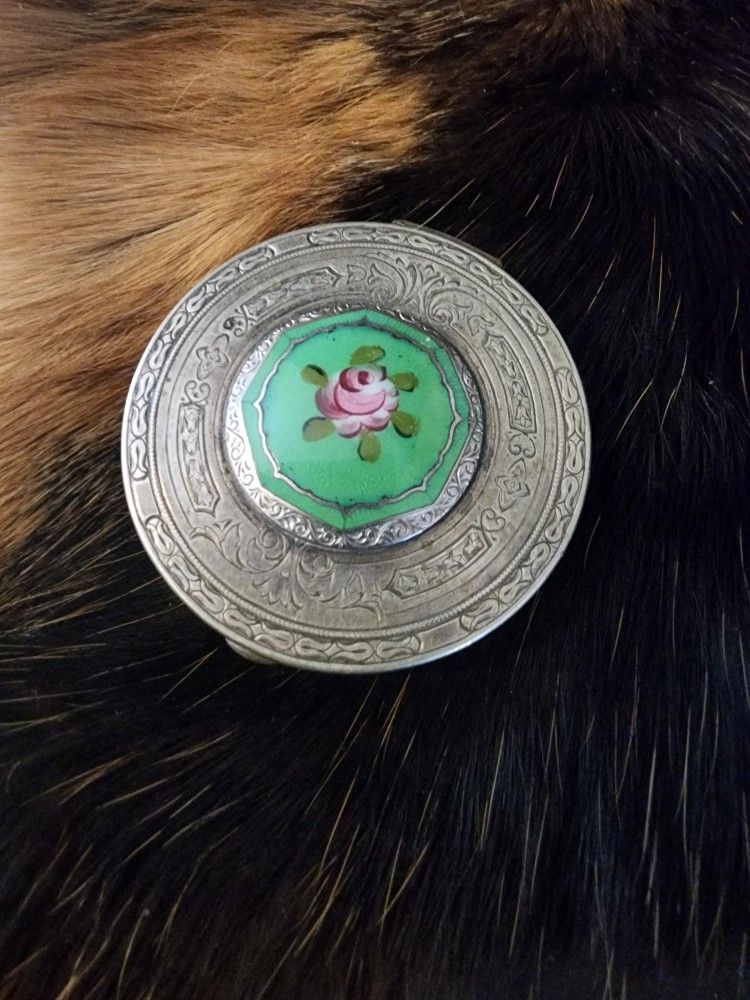 Antique Makeup Compact
