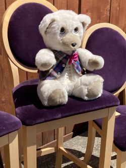 Vintage 1986 Plush Bear Phone, Works