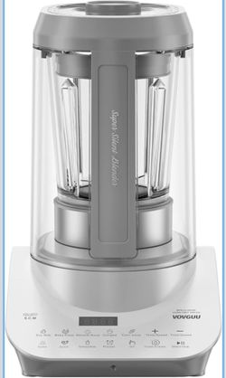 Quiet Blender Commercial Low noise Soundproof Heat Milk, Soup, Quiet Smoothie Blender 48oz./1.5L Self-Cleaning