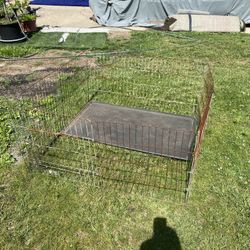 Dog Collapsible Kennel With Pan