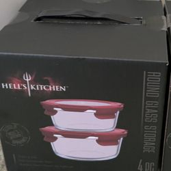 BRAND NEW STORAGE GLASS BOWLS  $ 25 EA.
