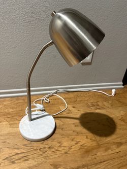 Silver Desk Lamp
