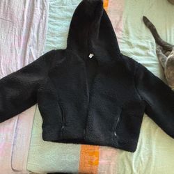 alo Black Fleece Jacket