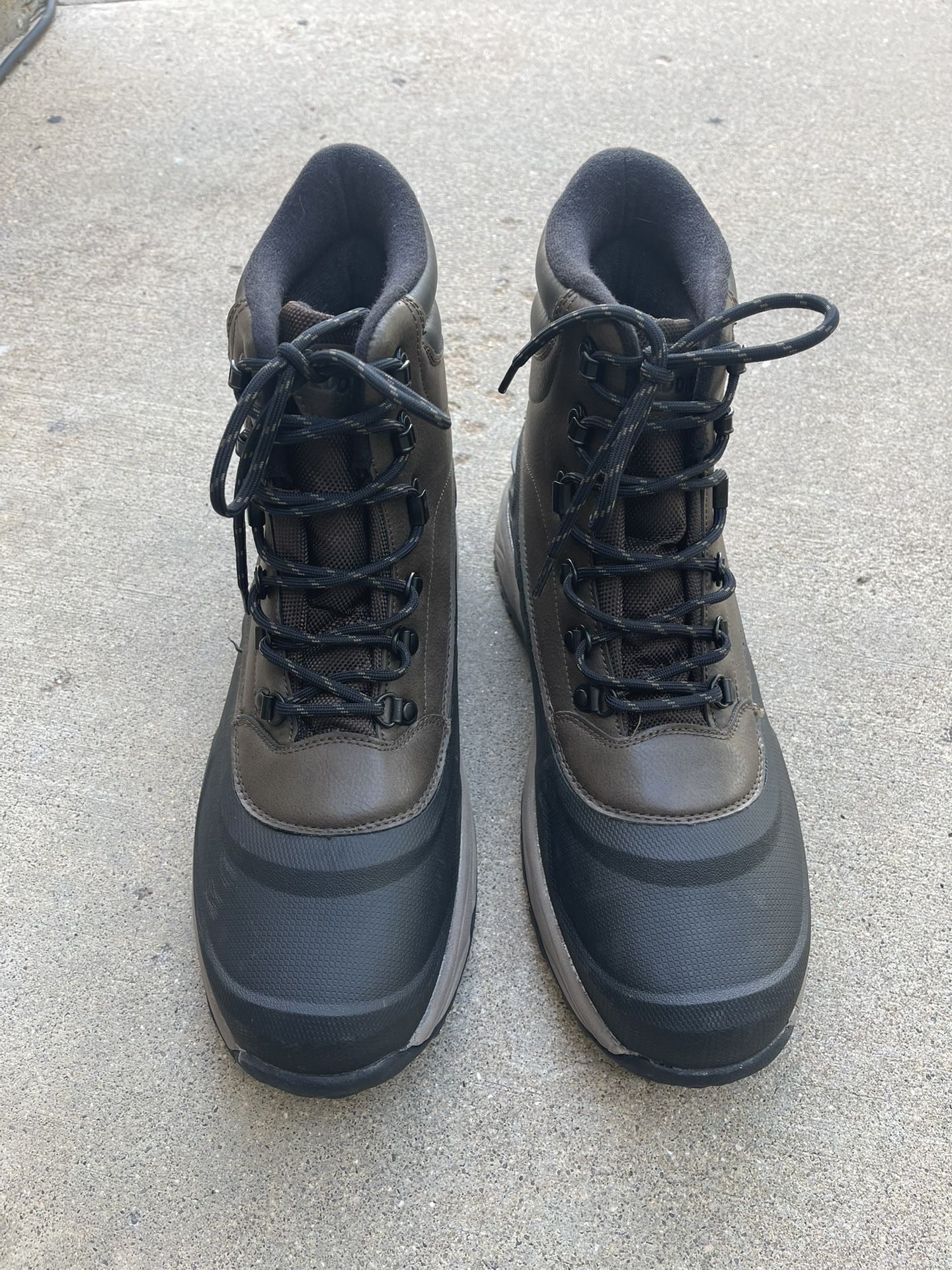 Boot - Eddie Bauer Weather Resistant Insulated Sequoia Snow Boot, Men's Size 12 - Brown