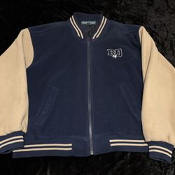 Mens XL Vintage Big Dogs Polyester Varsity Jacket
