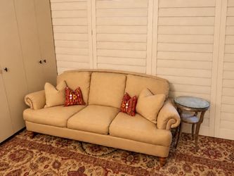 Ethan Allen Hyde 88” Down-Filled Sofa – Nailhead Trim
