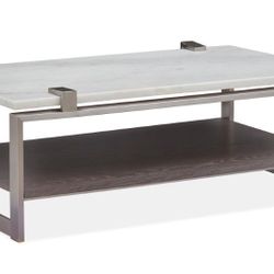 Magnussen - Paradox Rectangular Marble Cocktail Table