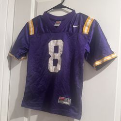 Nike Kids Purple and Yellow Jersey Size 7