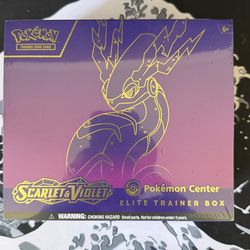 Scarlet & Violet Pokemon Center Elite Trainer Box (Miraidon)