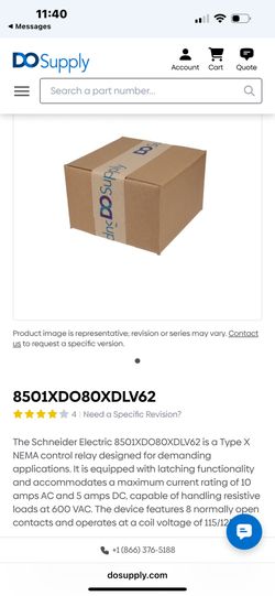 Schneider Electric SQUARE D - 8501XDO80XDLV62