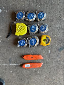 Tape Measure & Utility Knife