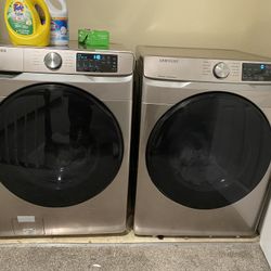 Samsung Washer And Dryer Champagne Color 