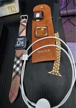 Apple Watch Series 3 38mm with Extra Cases and Bands