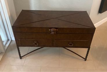 Rectangular Wood Storage Coffee Table