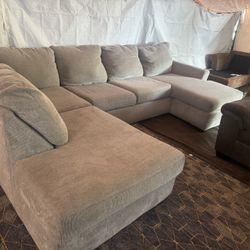 Gray Sectional Great Condition Clean We Sell All The Time Delivery $40