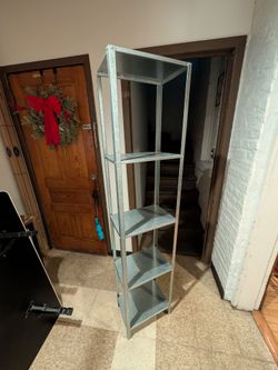IKEA HYLLIS galvanized indoor/outdoor shelf