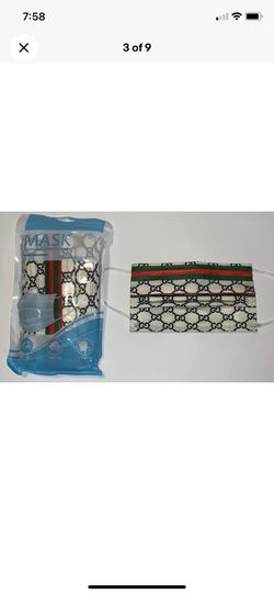 10 Pack 3 Layers Breathable Disposable Face Mask Protection Deadstock Color Way