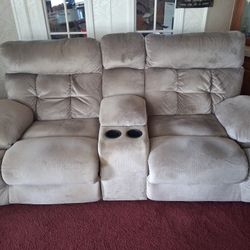 A Double Electric Recliners Couch