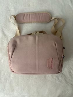 Pink camera bag