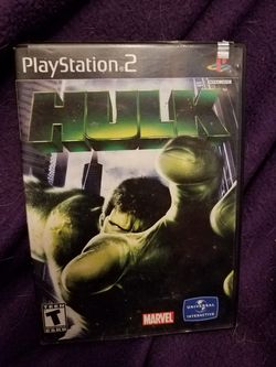 Hulk Playstation 2 video game