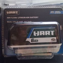 HART 40V 6.0Ah Lithium-Ion Battery