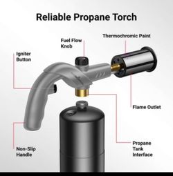 New MT-905 Cooking Torch 🔥 Adjustable flame, powerful heat, easy ignition. Good for BBQ, steaks, camping, charcoal, and more. Comes with original box