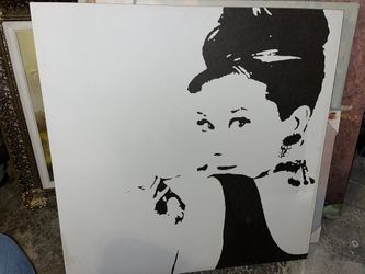 Canvas print of Audrey Hepburn