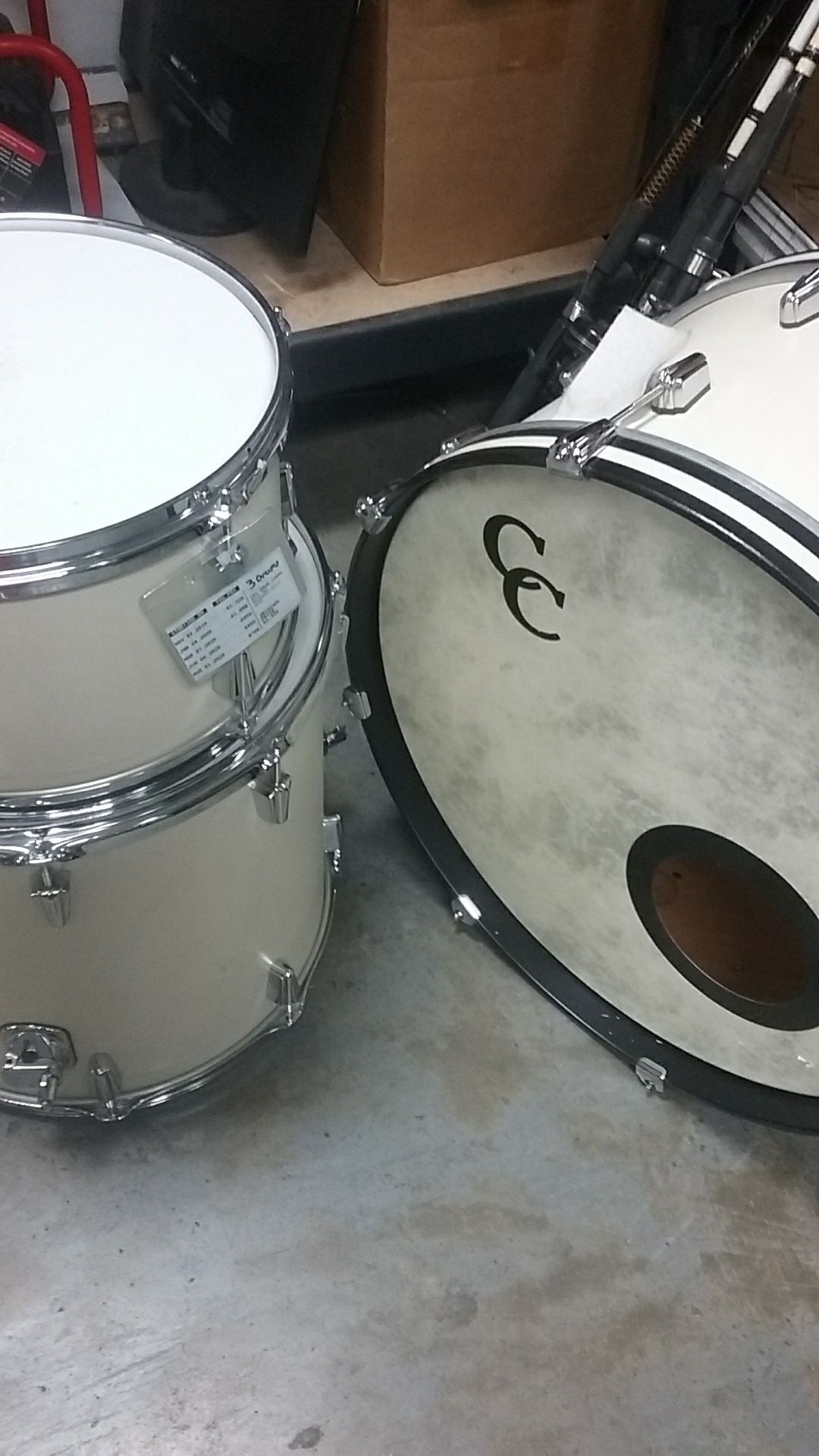 C & C 3 pc drum set