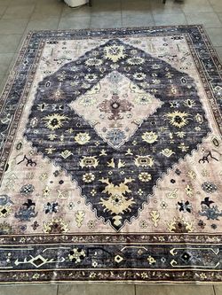 8x10 thick & heavy washable area rug