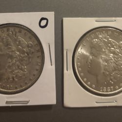 (2) Morgan Dollar - 90% Silver