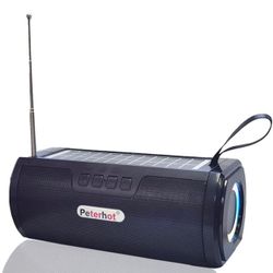 Solar Portable Bluetooth Speaker 24W high Volume Outdoor Speaker with Bluetooth