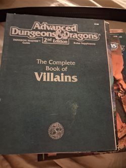 DandD vintage books and marvel with maps