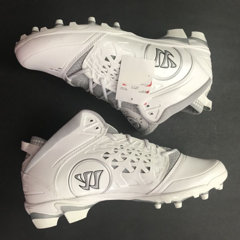 Adonis men’s athletic shoes cleats size 14 white