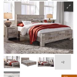 AF EFFIE LIGHT TONE BED FRAME 
