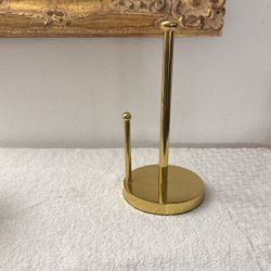 Brass Paper Towel Holder
