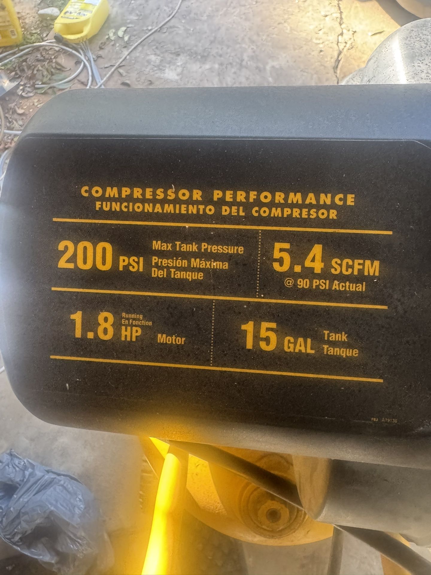 Dewalt Air Compressor