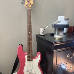 Pink Electric Guitar