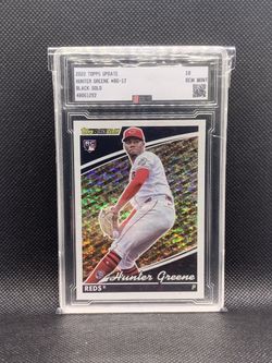 2022 Topps Black Gold HUNTER GREENE RC #bg-17 BLS 10 GEM MINT