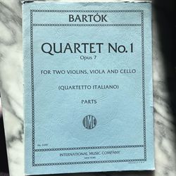 Bartok String Quartet Sheet Music
