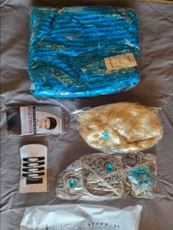 Princess Costume Set with Wig and Accessories