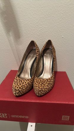 Cheetah high heels