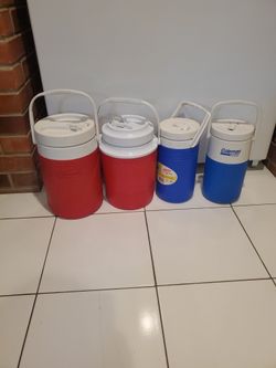 4 Cooler Water Jugs