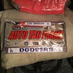 Auto Tag Frame. L A. DODGERS .