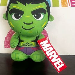 MARVEL INCREDBLE HULK 6 1/2 INCH SOFT PLUSH - BRAND NEW