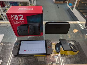 Nintendo Switch 2 Black Joy Con 256GB Portable Video Game Console Excellent!!!
