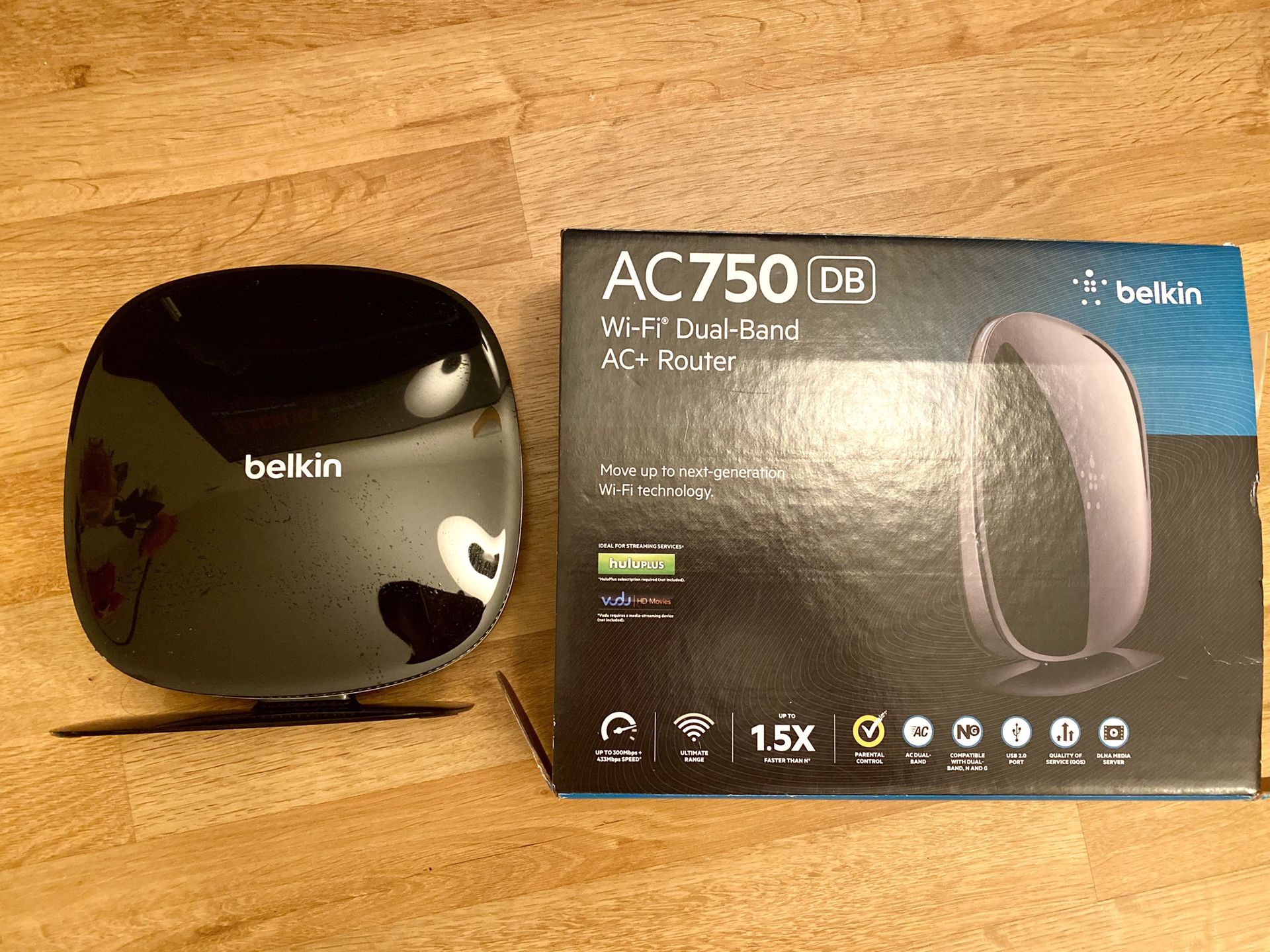 Belkin AC750 Wi-Fi Dual-Band AC+ Router
